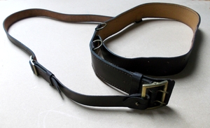 Hungarian Sam Brown Belt  Leather with Shoulder Strap 